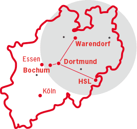 Umriss Westfalen