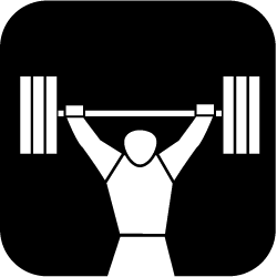 Icon Gewichtheben