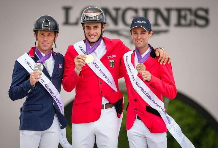 Bild zur News Springreiten: EM-Gold für Richard Vogel, Bronze im Team