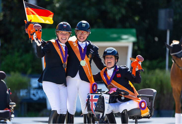 Bild zur News Para Dressur: Dreifach-Gold für Heidemarie Dresing bei den Europameisterschaften